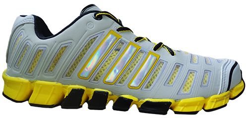 Tênis Adidas Clima Cool Cinza e Amarelo -1ª linha (cod 0100)