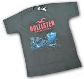 Hollister Cinza manga curta Tam G