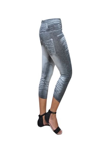 Legging em Poliamida estilo Jeans