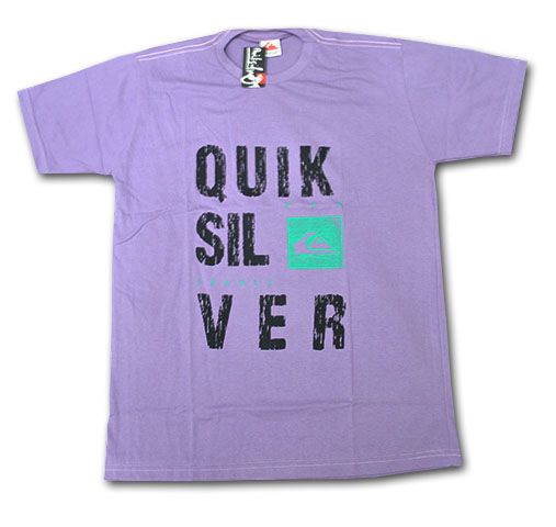 Camiseta Quicksilver Lilás Manga curta Tam. G